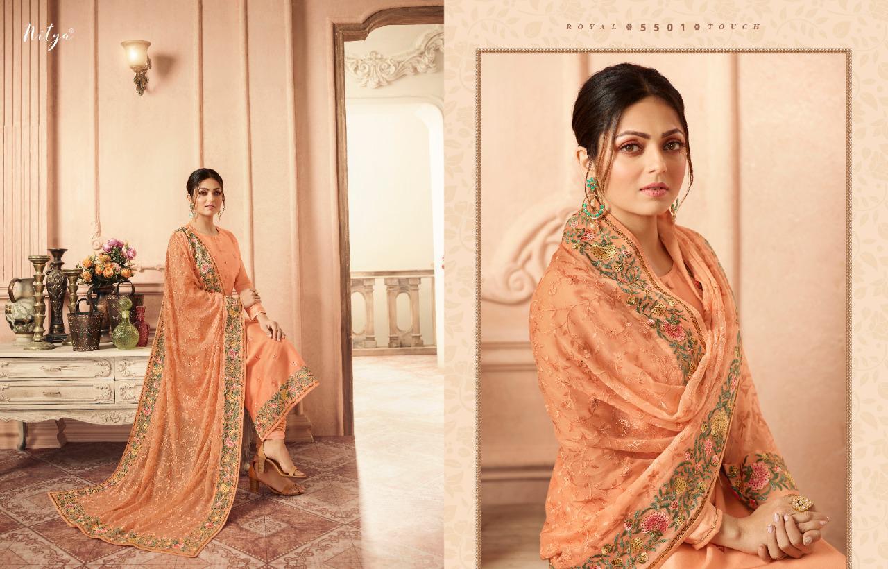 LT Nitya 155 Designer Party Wear Embroidery Work Silk Chudidar Ethnic Wear semi stitched Salwar Suit Collections